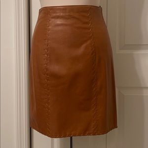 Leather skirt